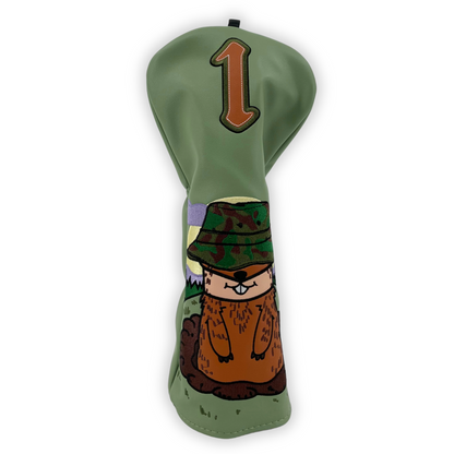 Driver Headcover - Krigssorken, Grön