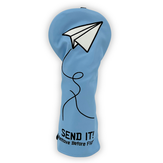 Driver Headcover - Send It, Blå
