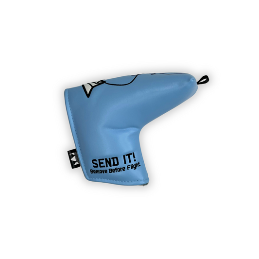 Putter Headcover - Send It, Blå