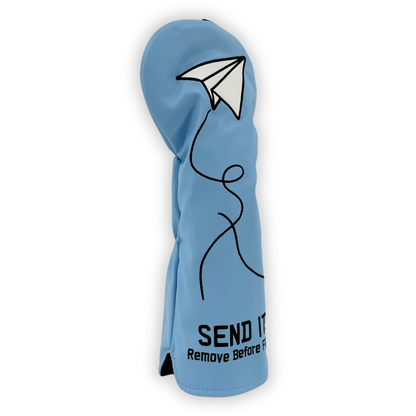 Driver Headcover - Send It, Blå
