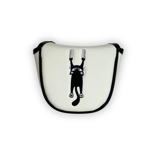 Putter Headcover - Fallande Katten,Vit